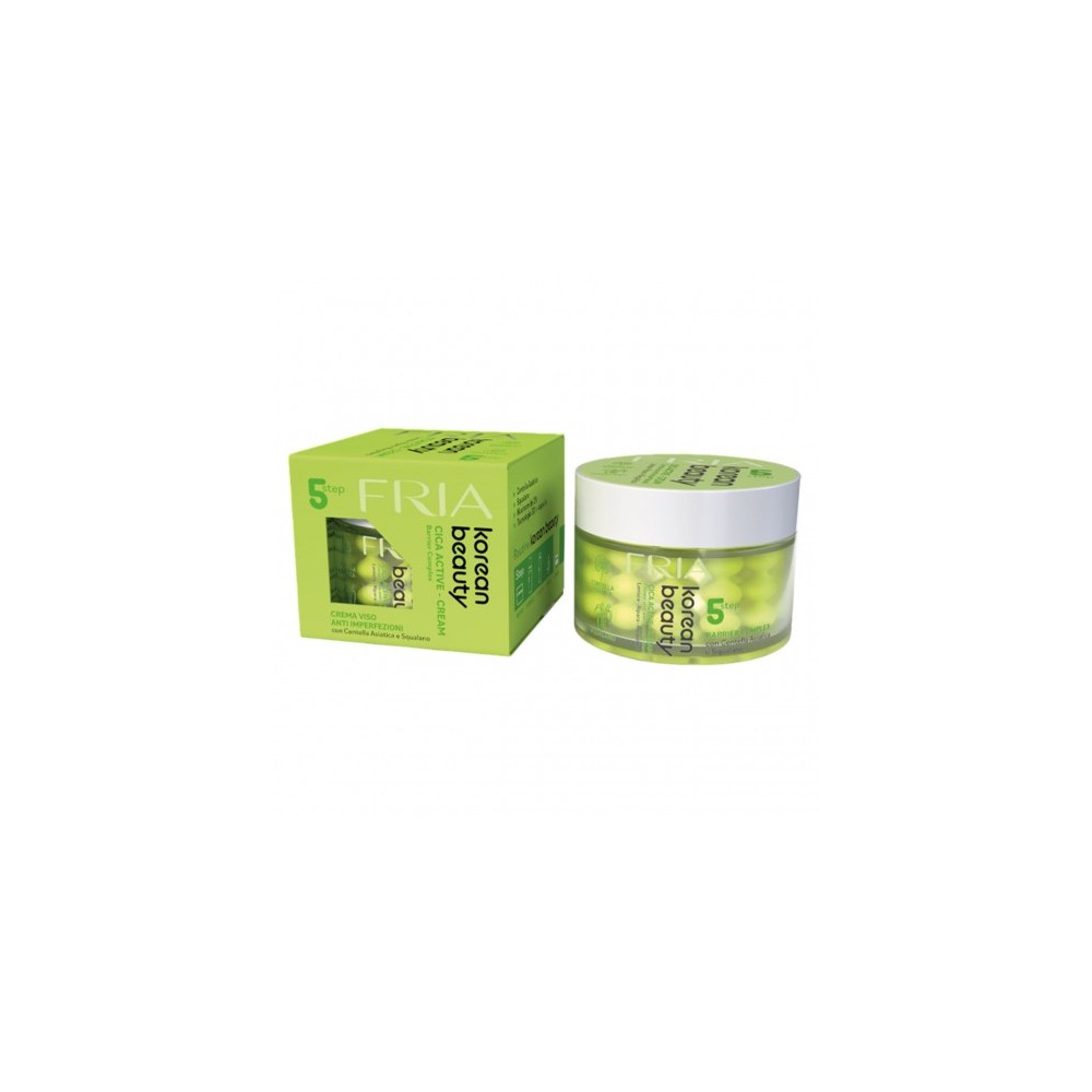 Fria Korean Beauty Cica Active - Crema Viso Anti Imperfezioni 50 Ml 