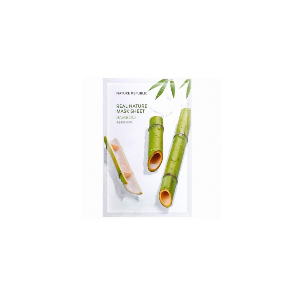 Nature Republic Real Nature Mask Sheet Bamboo - Maschera In Tessuto 23 G 
