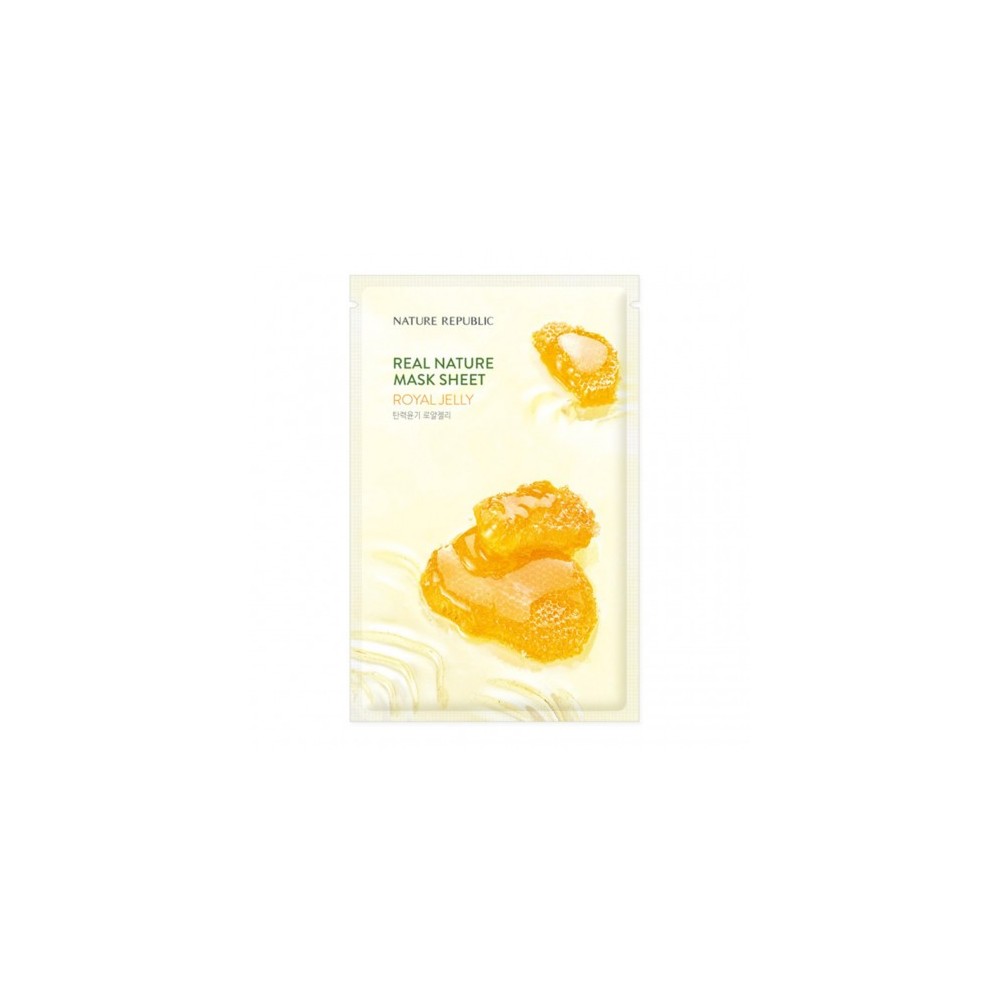 Nature Republic Real Nature Mask Sheet Royal Jelly - Maschera In Tessuto 23 G 