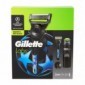 Gillette Labs Uefa Champions League Special Edition - Kit Rasatura Con 1 Lametta + Manico + Gancio + Gel Da Barba 198 Ml