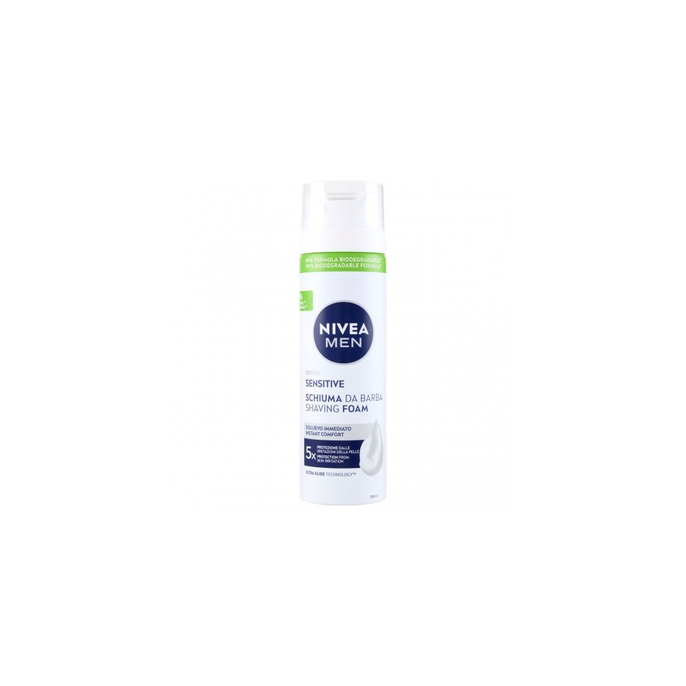 Nivea Men Sensitive - Schiuma Da Barba 200 Ml 