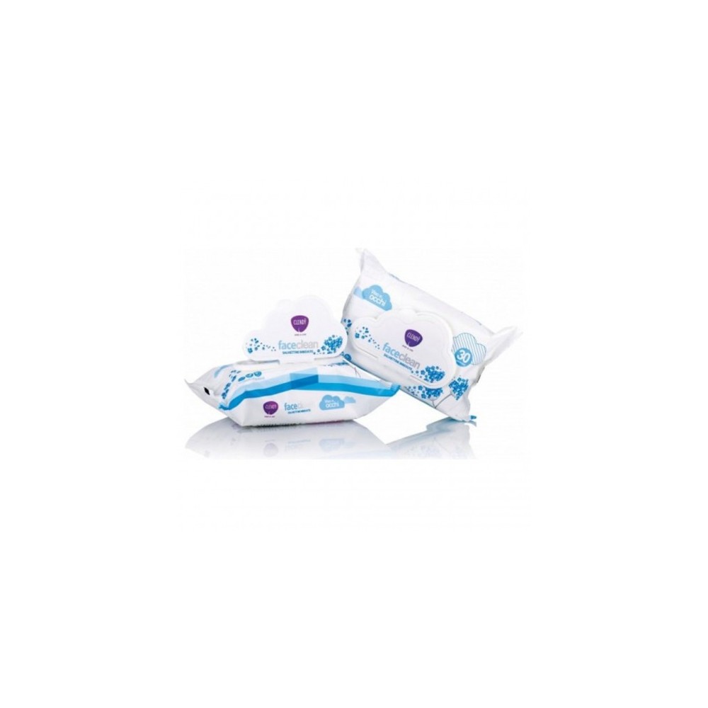 Clendy Face Clean - 30 Salviettine Struccanti Delicate Idratanti 