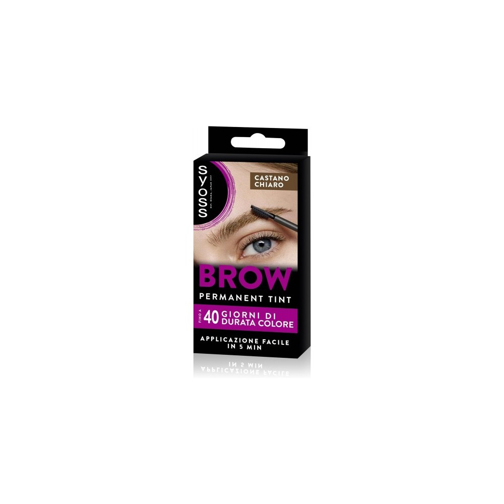 Syoss Brow Permanent Tint - Tinta Sopracciglia - Castano Chiaro 
