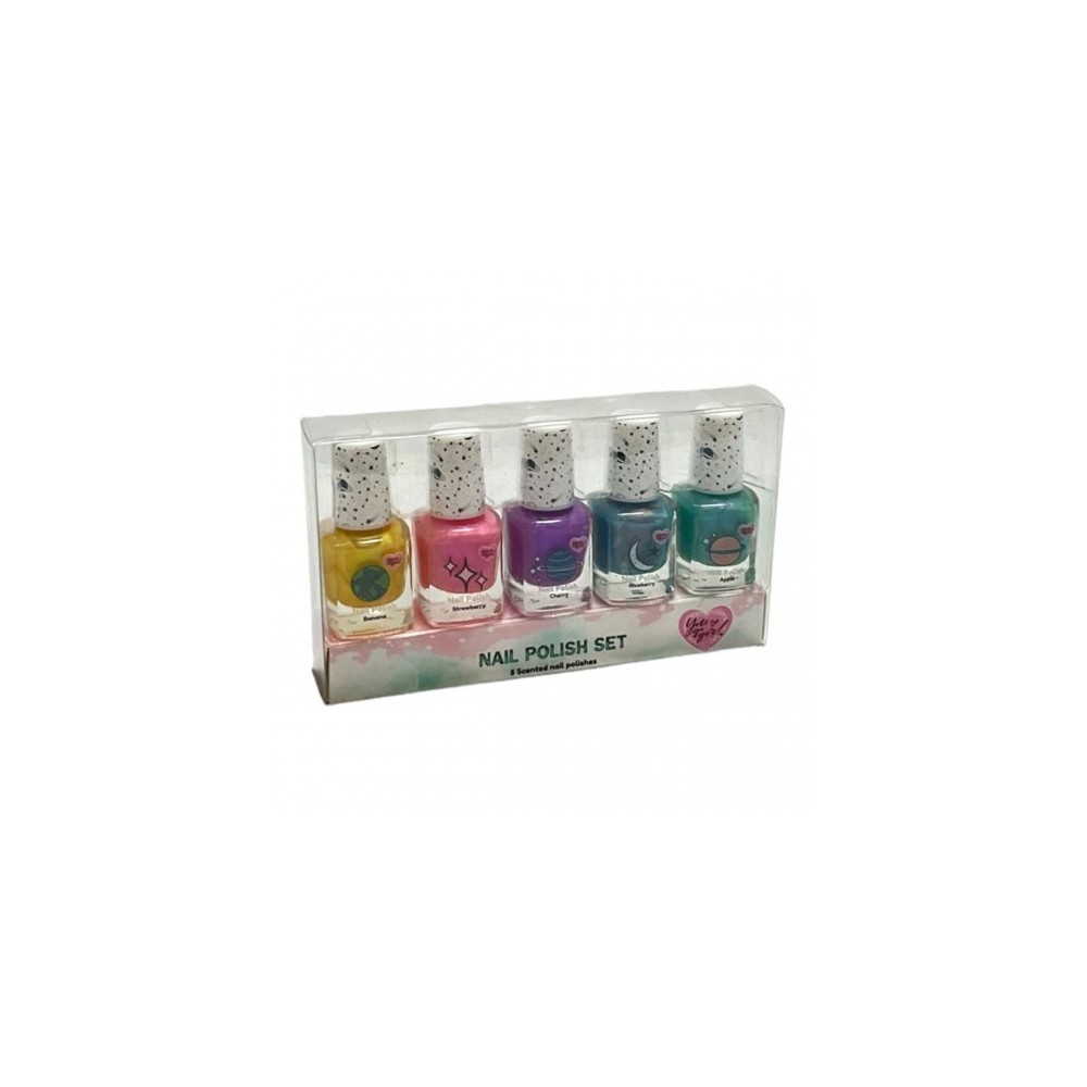 You Go Girl Nail Polish Set - 5 Smalti Profumati Per Unghie 