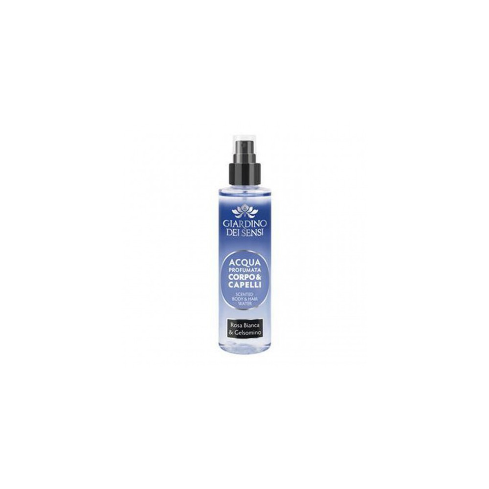 Giardino Dei Sensi Rosa Bianca E Gelsomino - Acqua Profumata Corpo E Capelli 110 Ml 
