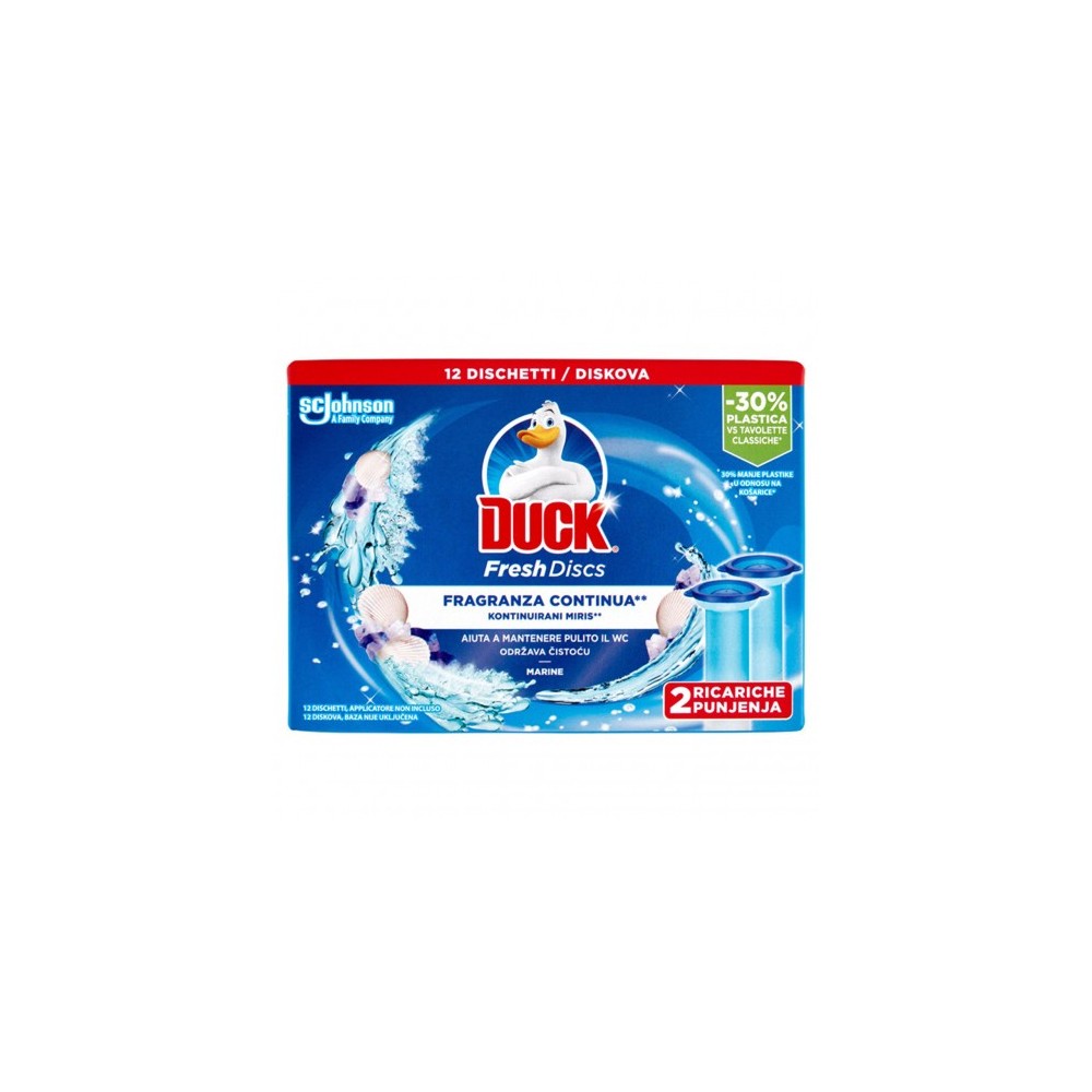 Duck Fresh Discs - 12 Dischetti Ricarica Per Profumatore 