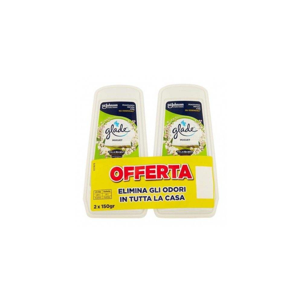 Glade Muguet - Profumatore Per Casa E Armadi 2 X 150 G 