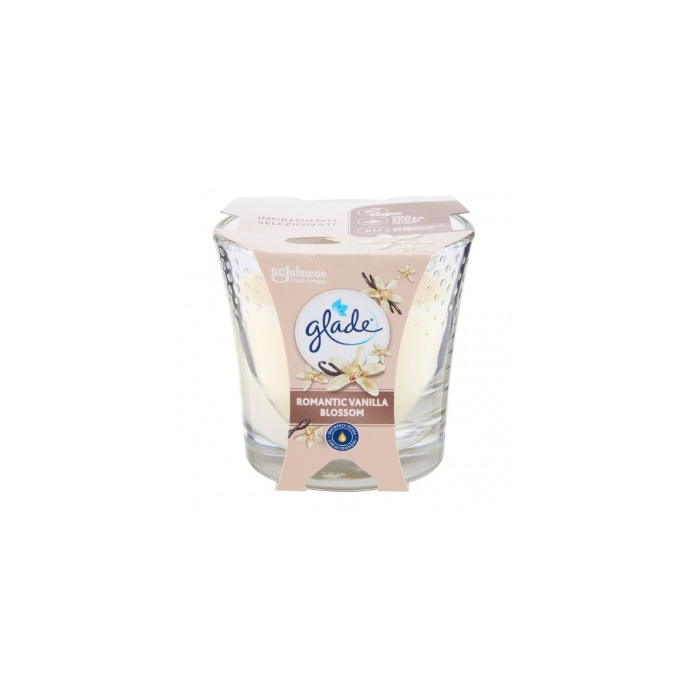 Glade Romantic Vanilla Blossom - Candela Profumata Da 112 G 