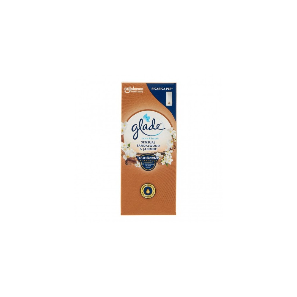 Glade Sensual Sandalwood & Jasmine - Ricarica Per Profumatore Touch&Fresh 