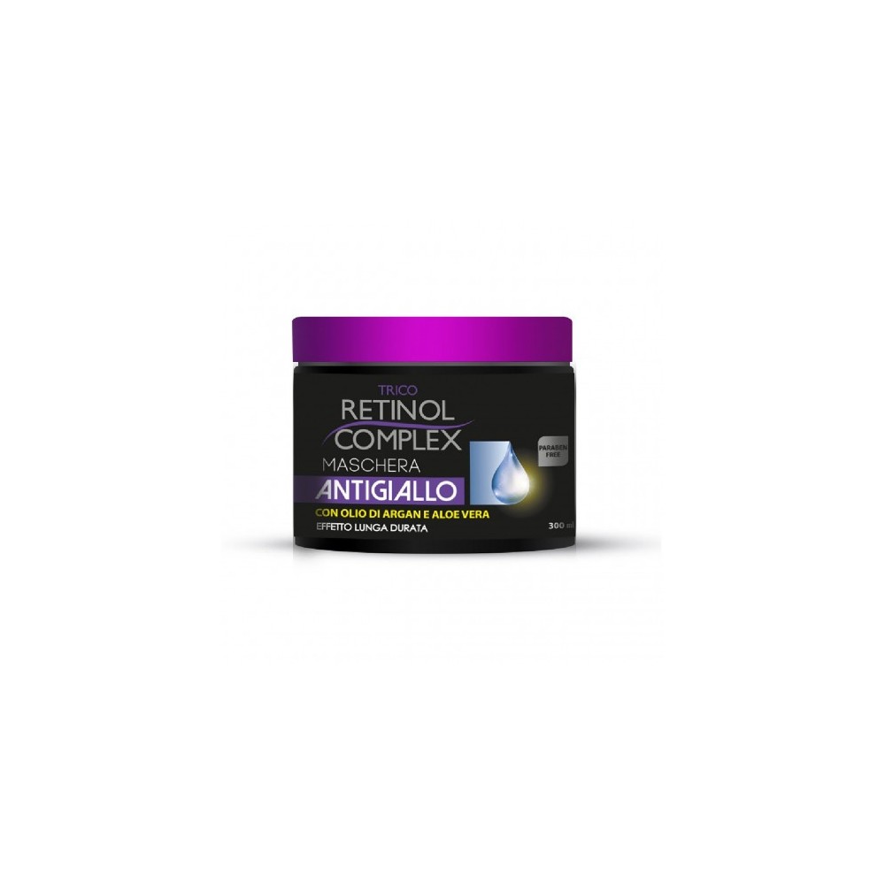 Retinol Complex Trico Maschera Antigiallo Con Olio Di Argan E Aloe Vera 300 Ml 
