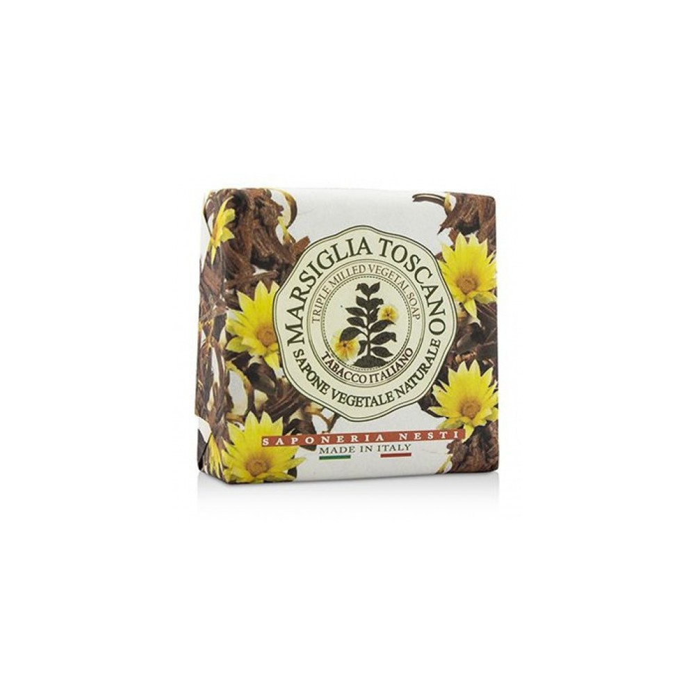 Saponeria Nesti Marsiglia Toscano Tabacco Italiano - Sapone Vegetale Naturale 200 Gr 