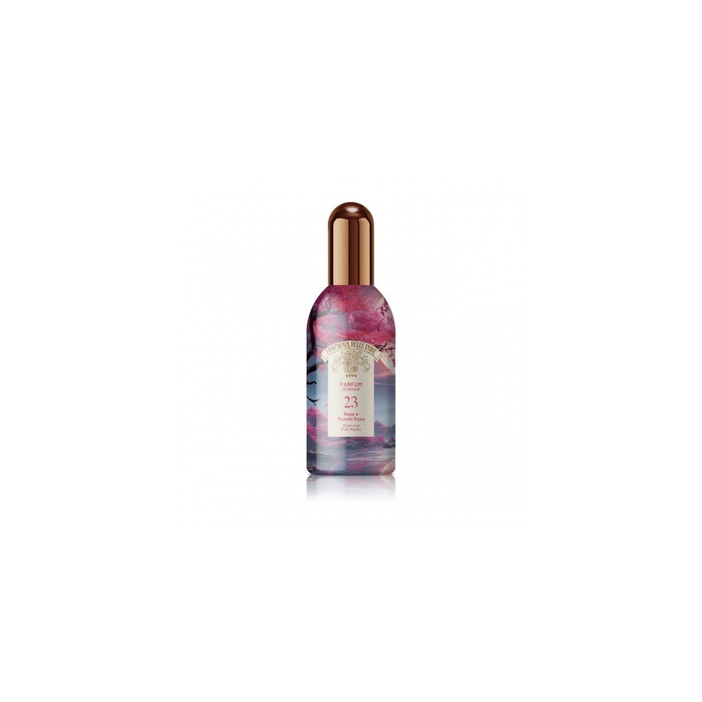 Compagnia Delle Indie Parfum De Voyage 23 Rosa E Muschi Rosa 100 Ml 