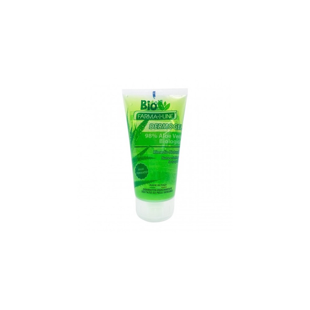 Farmaline Dermogel - Gel Idratante E Lenitivo Con Aloe Vera Biologica 150 Ml 