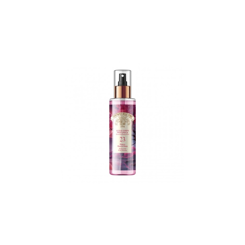 Compagnia Delle Indie 23 Rosa E Muschi Rosa - Acqua Corpo Profumata 200 Ml 
