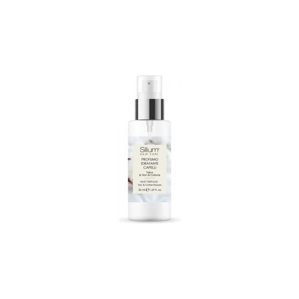 Silium Profumo Idratante Capelli con Talco & Fiori di cotone  50 Ml 