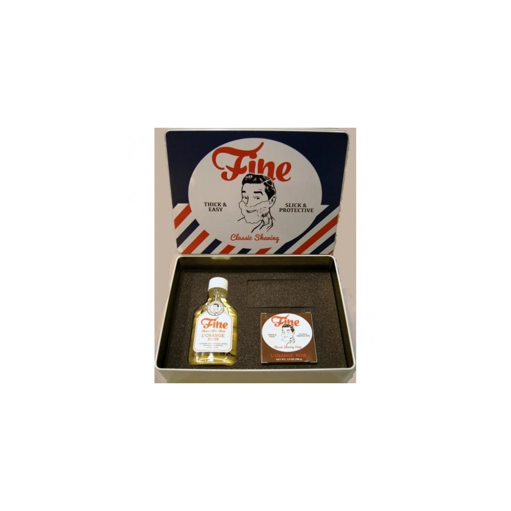 Fine L'Orange Noir - Lozione Dopobarba 100 Ml + Sapone Da Barba 100 G 