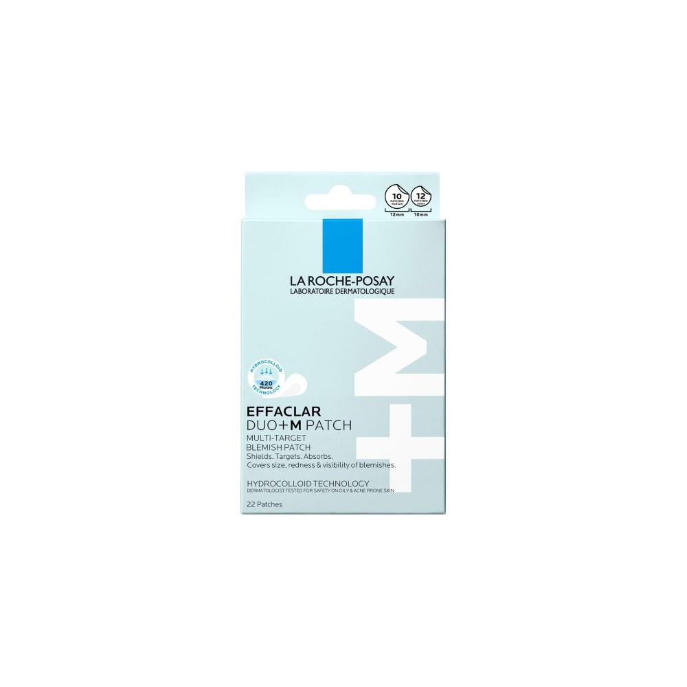 La Roche Posay Effaclar Duo + M Patch - Trattamento Anti-Imperfezioni Per Pelle Acneica 22 Patch 
