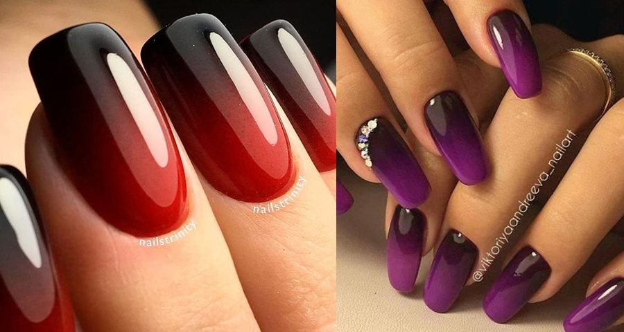 gradient nails gradient nails
