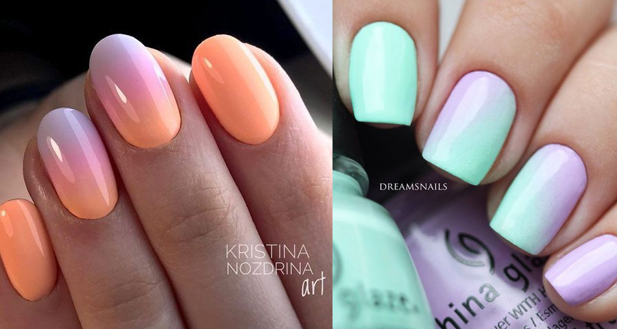 gradient nails gradient nails