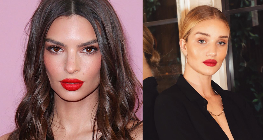 rossetto rosso e abbronzatura rossetto rosso e abbronzatura